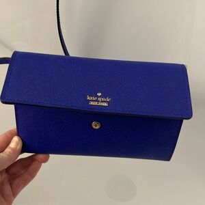 NEW Kate Spade Royal Blue crossover or clutch handbag royal blue 💙NEW